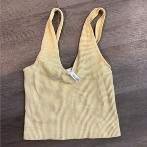 Yellow tank